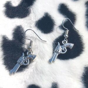 gun earrings